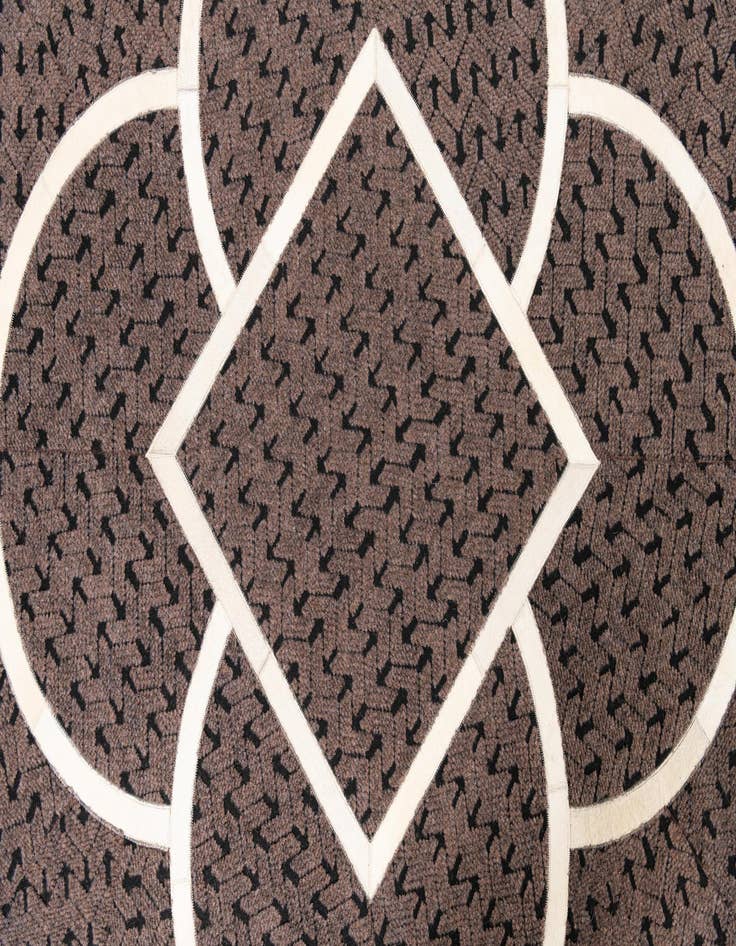 Detail image of 5' x 8' Cowhide Leather Rug