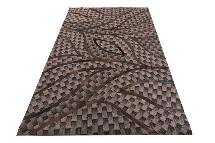 Detail image of 5' x 8' Cowhide Leather Rug