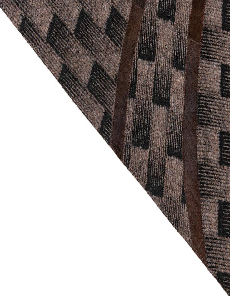 Detail image of 5' x 8' Cowhide Leather Rug