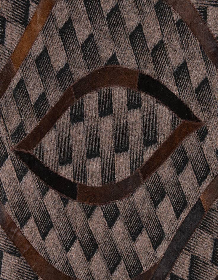 Detail image of 5' x 8' Cowhide Leather Rug