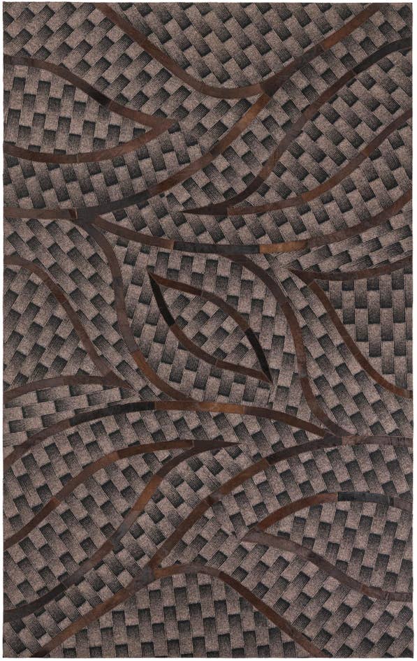 Detail image of 5' x 8' Cowhide Leather Rug