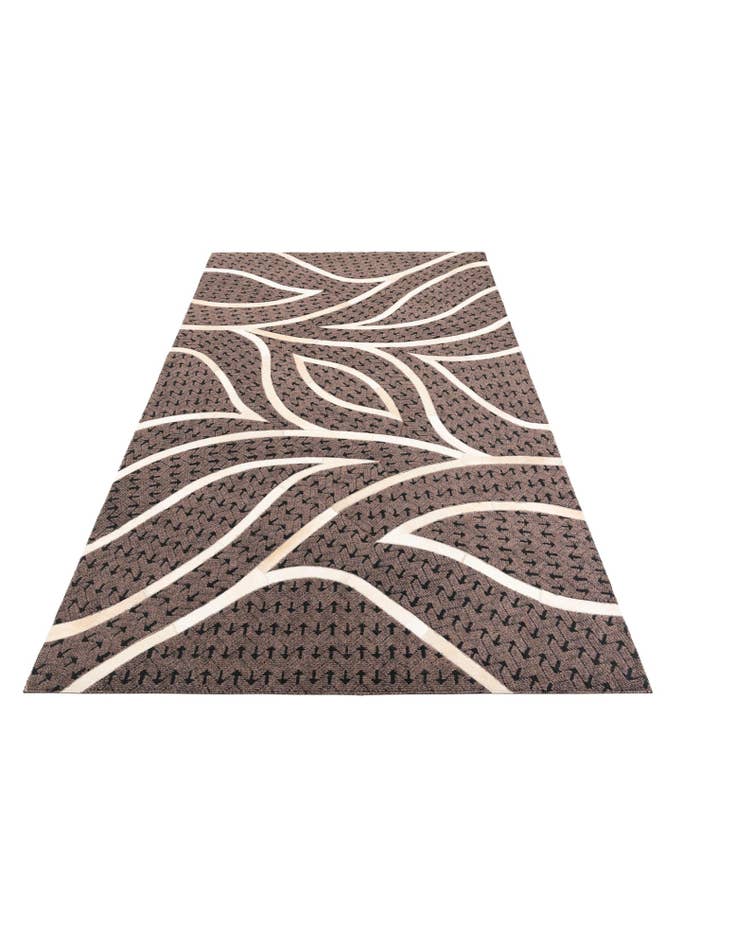 Detail image of 5' x 8' Cowhide Leather Rug