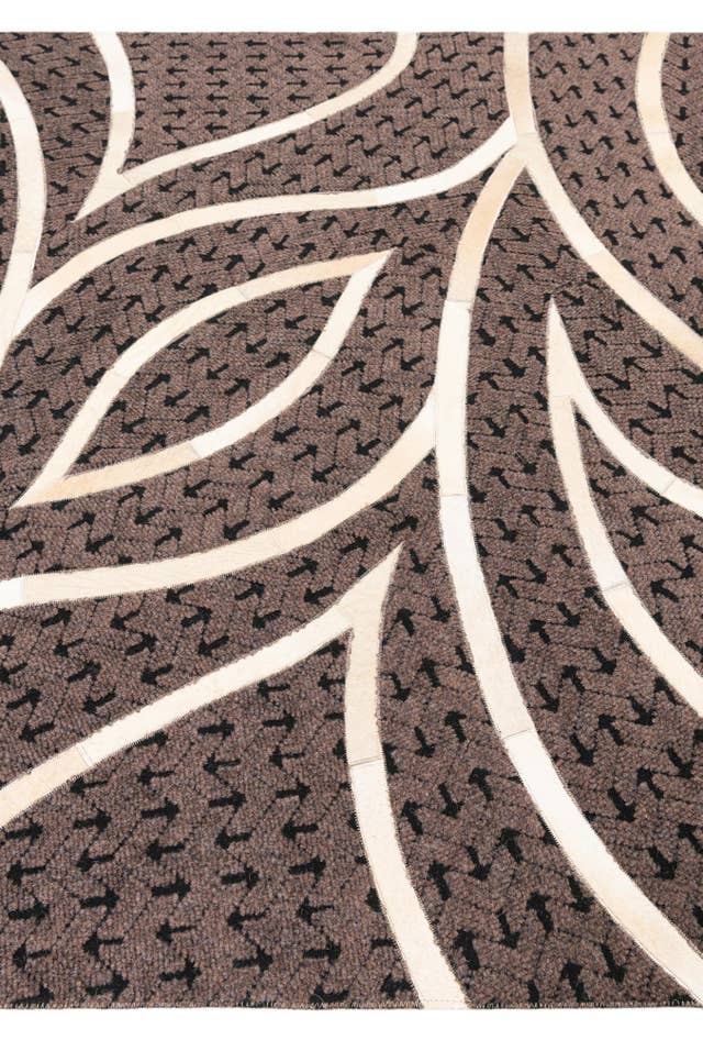Detail image of 5' x 8' Cowhide Leather Rug