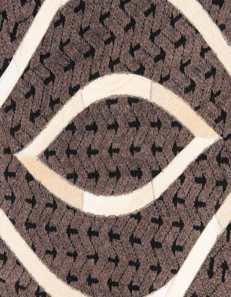 Detail image of 5' x 8' Cowhide Leather Rug