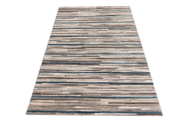 Detail image of 3' 10 x 6' Cowhide Leather Rug