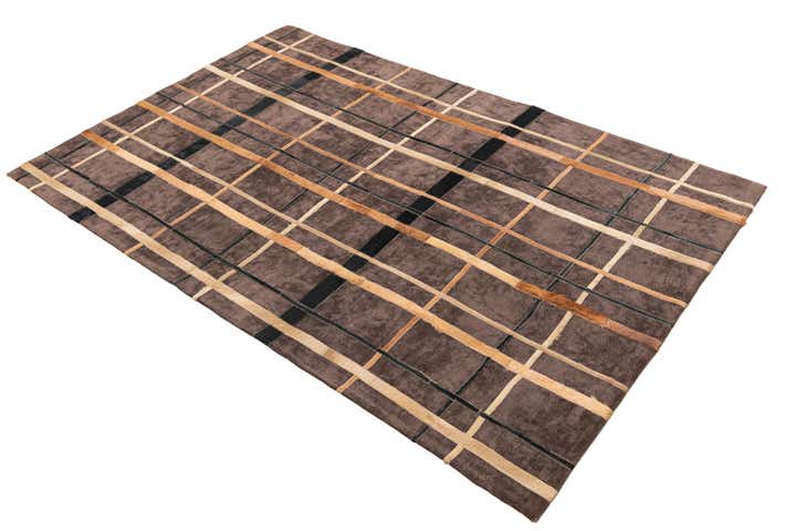 4' x 6' Cowhide Leather Rug