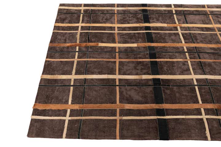 4' x 6' Cowhide Leather Rug