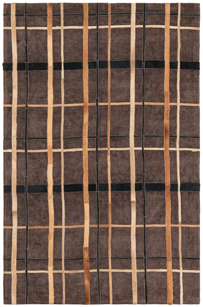 4' x 6' Cowhide Leather Rug