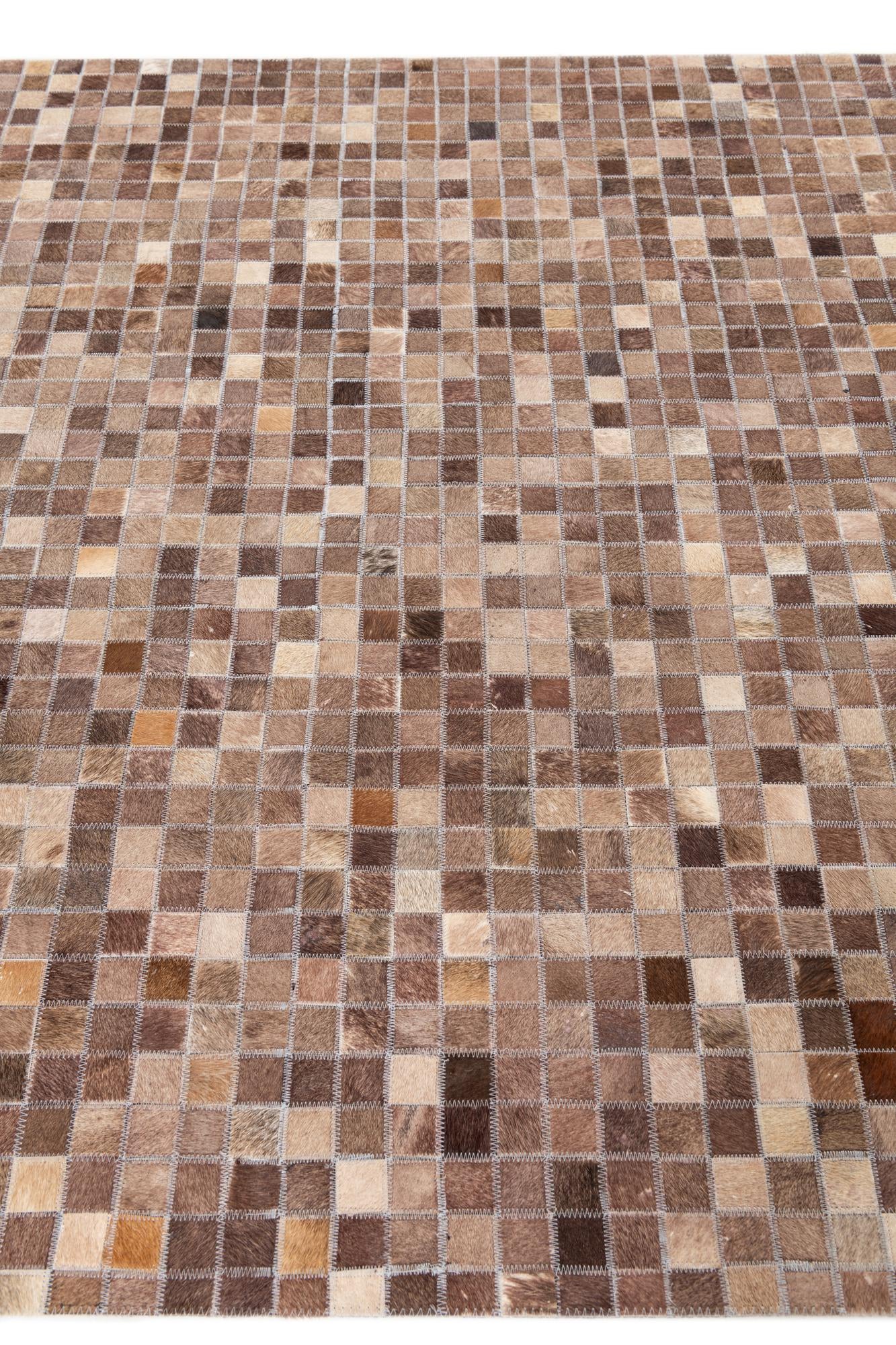5' x 8' Cowhide Leather Rug
