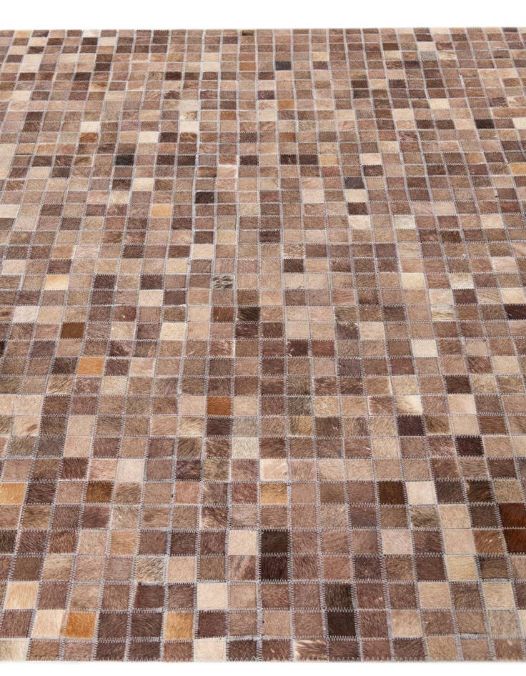 Detail image of 5' x 8' Cowhide Leather Rug