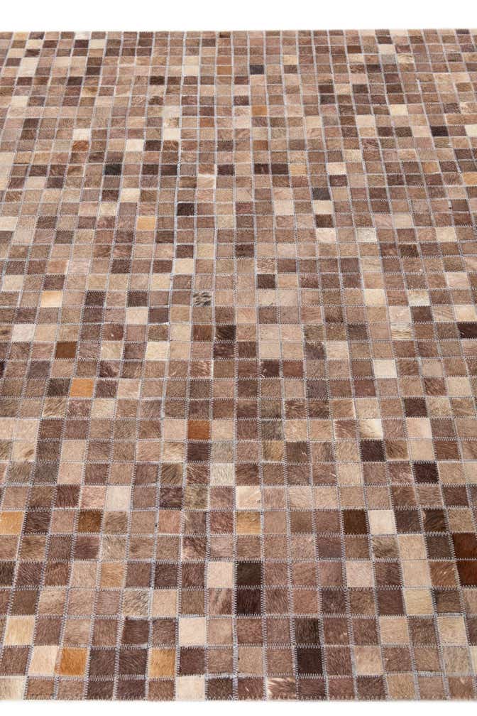 5' x 8' Cowhide Leather Rug