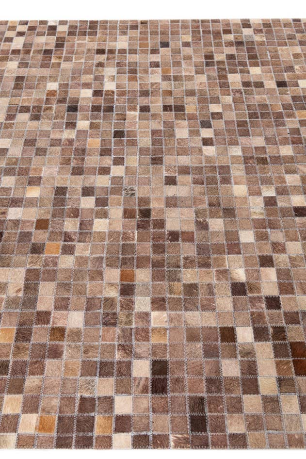 Detail image of 5' x 8' Cowhide Leather Rug