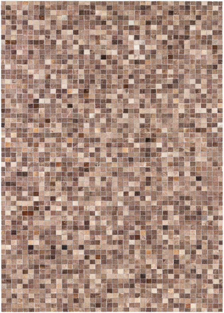 5' x 8' Cowhide Leather Rug