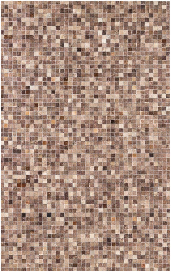 Detail image of 5' x 8' Cowhide Leather Rug