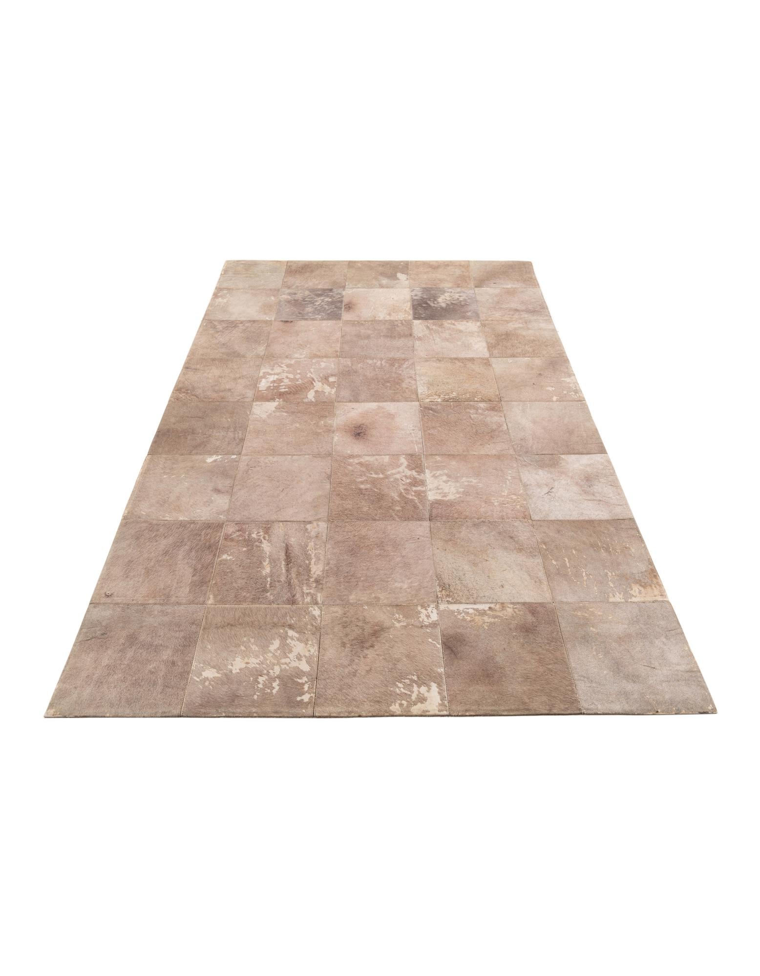 5' x 7' 10 Cowhide Leather Rug
