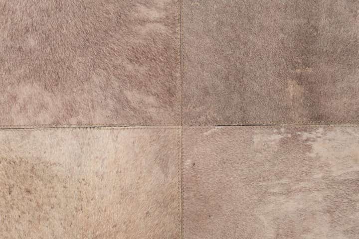 5' x 7' 10 Cowhide Leather Rug