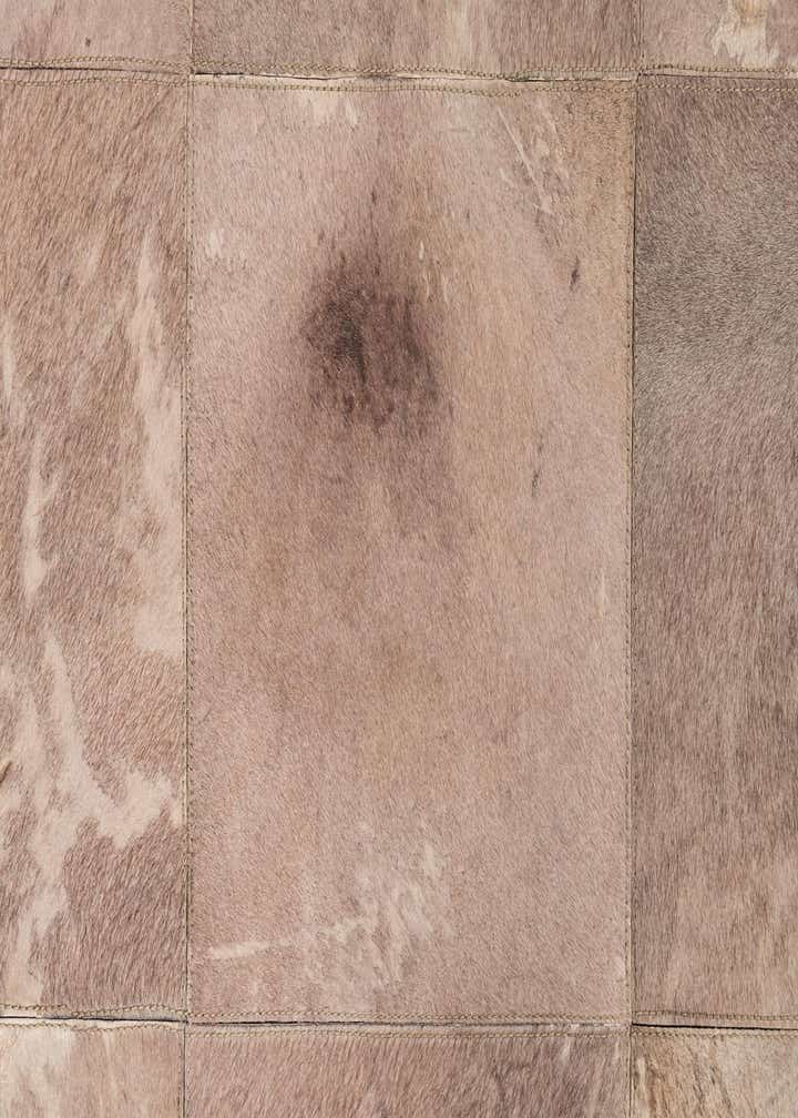 5' x 7' 10 Cowhide Leather Rug