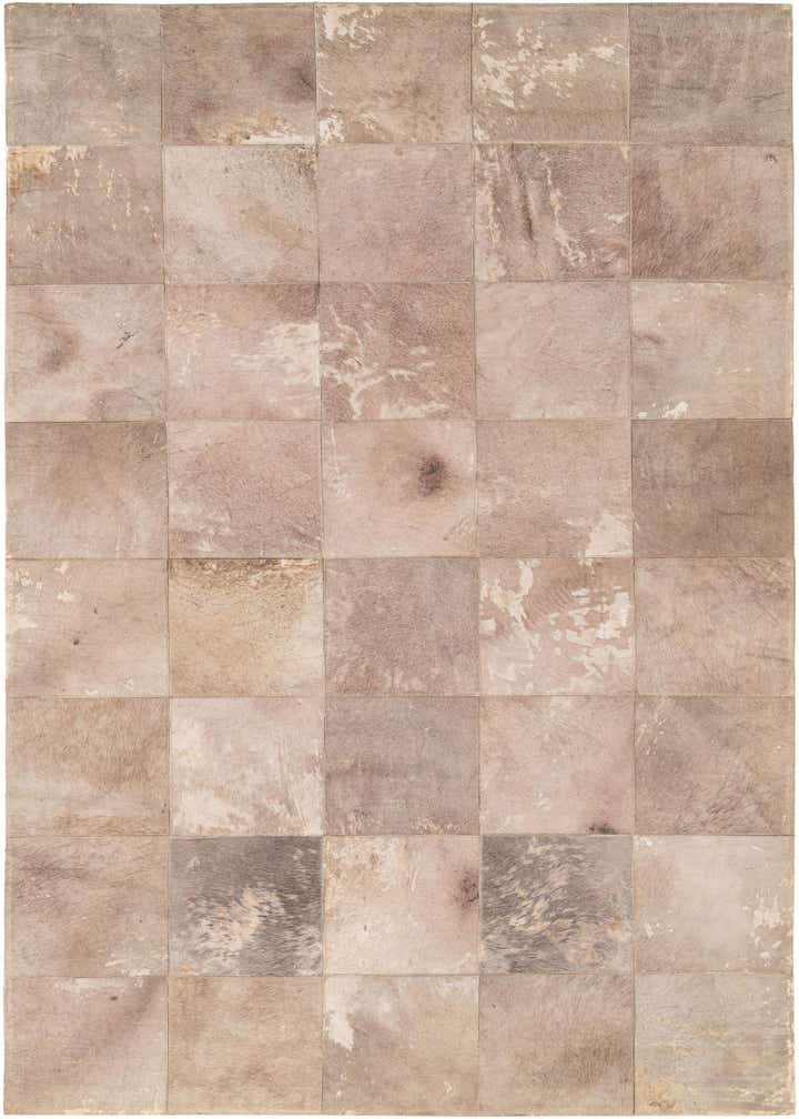 5' x 7' 10 Cowhide Leather Rug