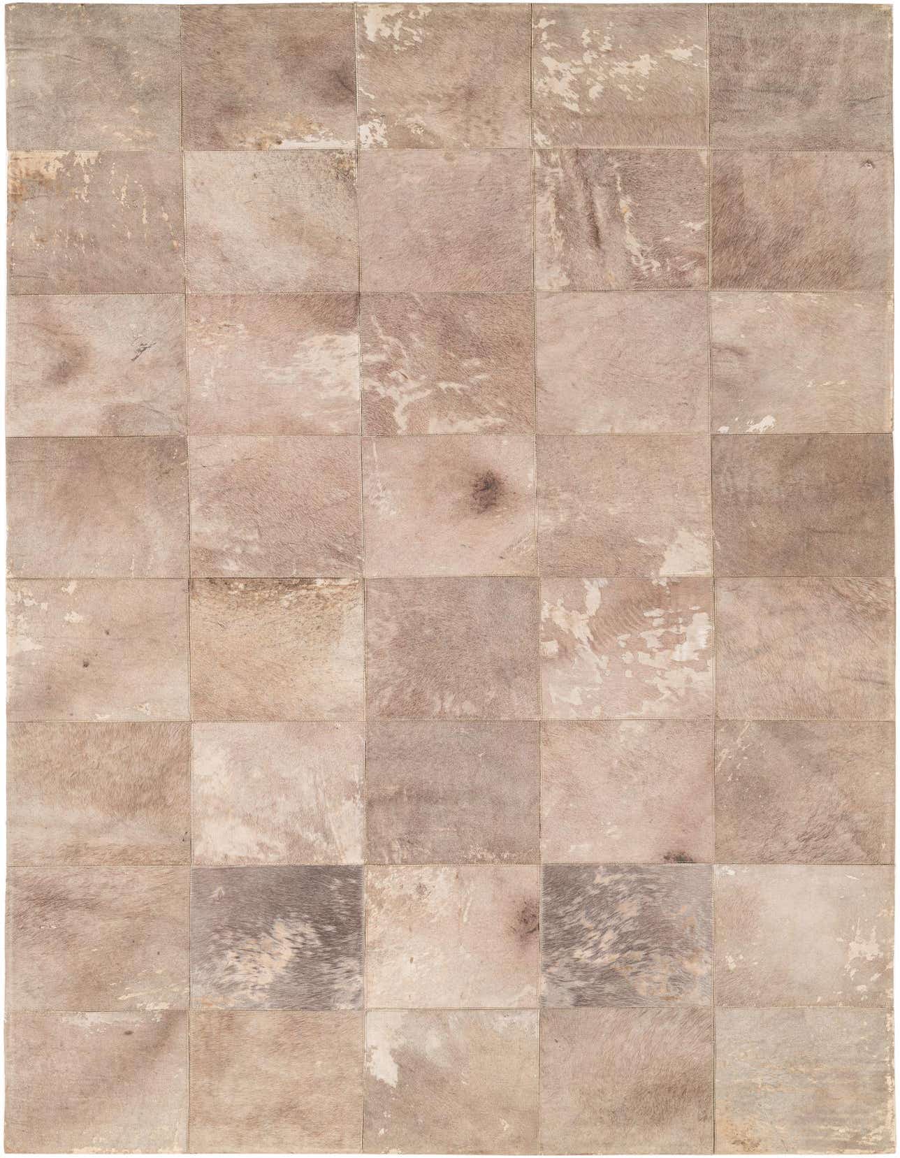 5' x 7' 10 Cowhide Leather Rug