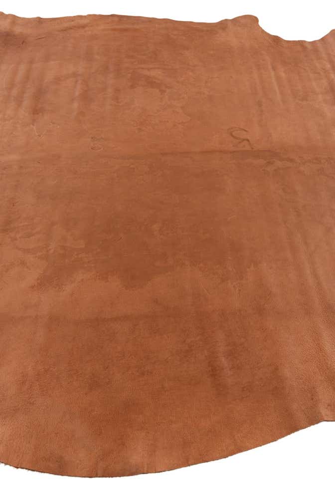 6' 9 x 7' 8 Cowhide Leather Rug
