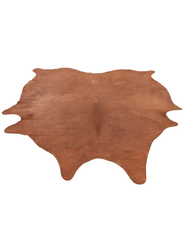 6' 5 x 7' 2 Cowhide Leather Rug
