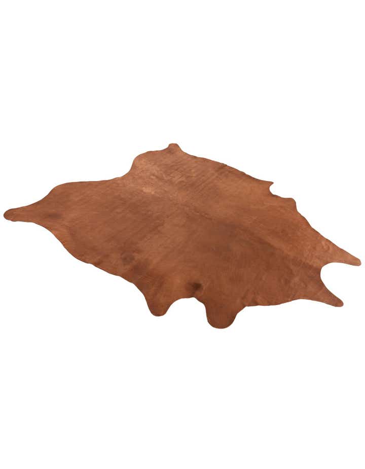 6' 5 x 7' 2 Cowhide Leather Rug