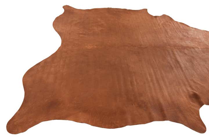 6' 5 x 7' 2 Cowhide Leather Rug