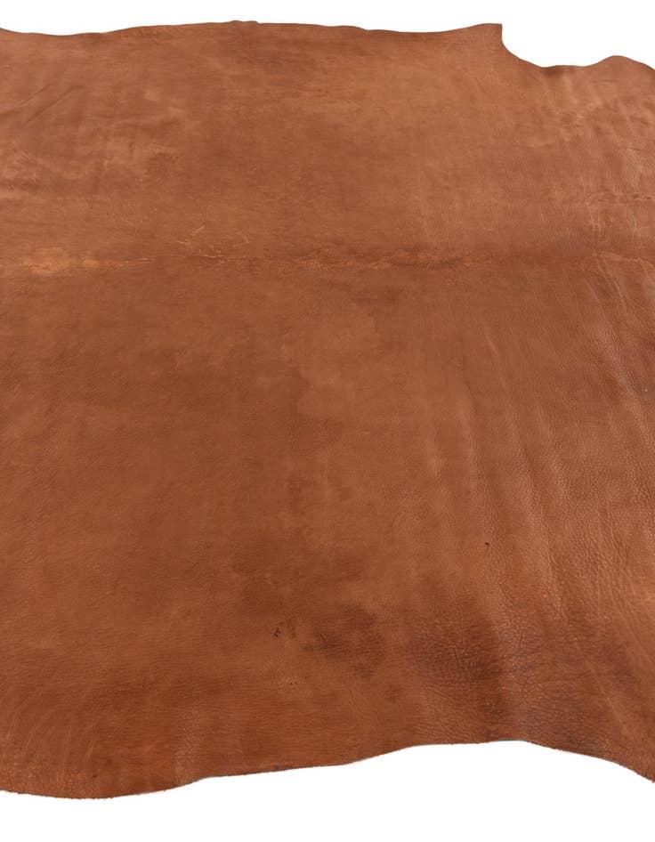 Detail image of 6' 5 x 7' 2 Cowhide Leather Rug