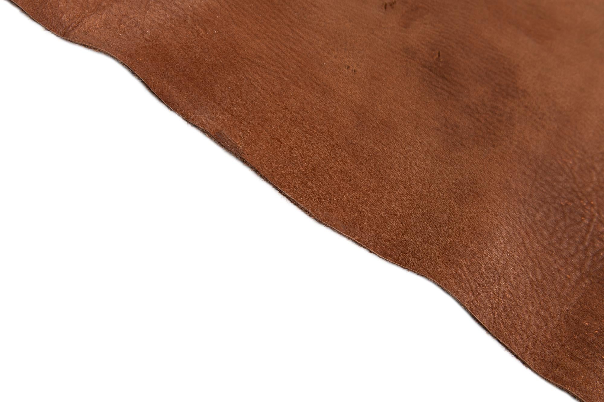 6' 5 x 7' 2 Cowhide Leather Rug