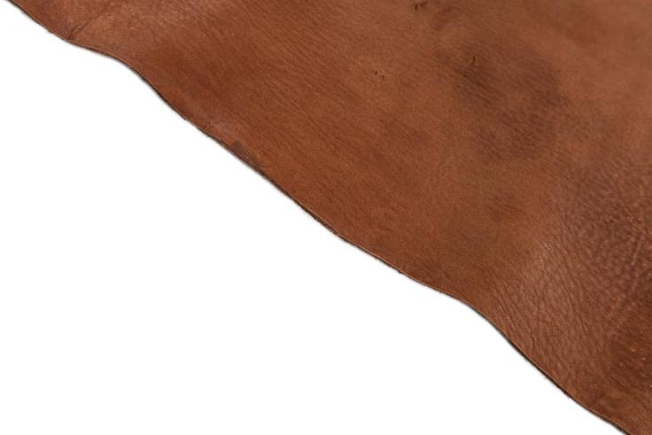 Detail image of 6' 5 x 7' 2 Cowhide Leather Rug