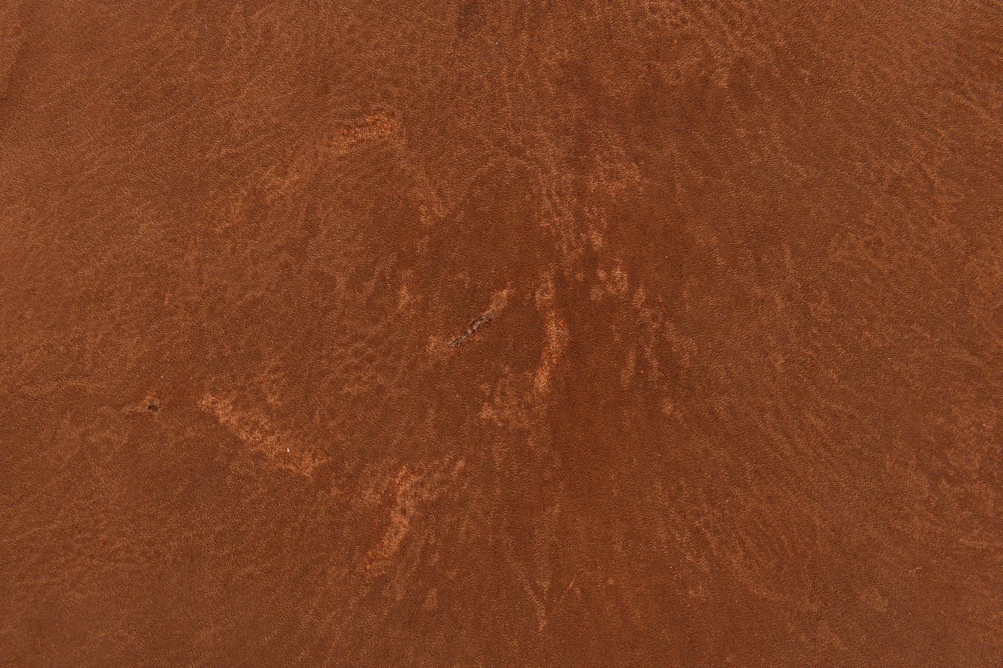 6' 5 x 7' 2 Cowhide Leather Rug