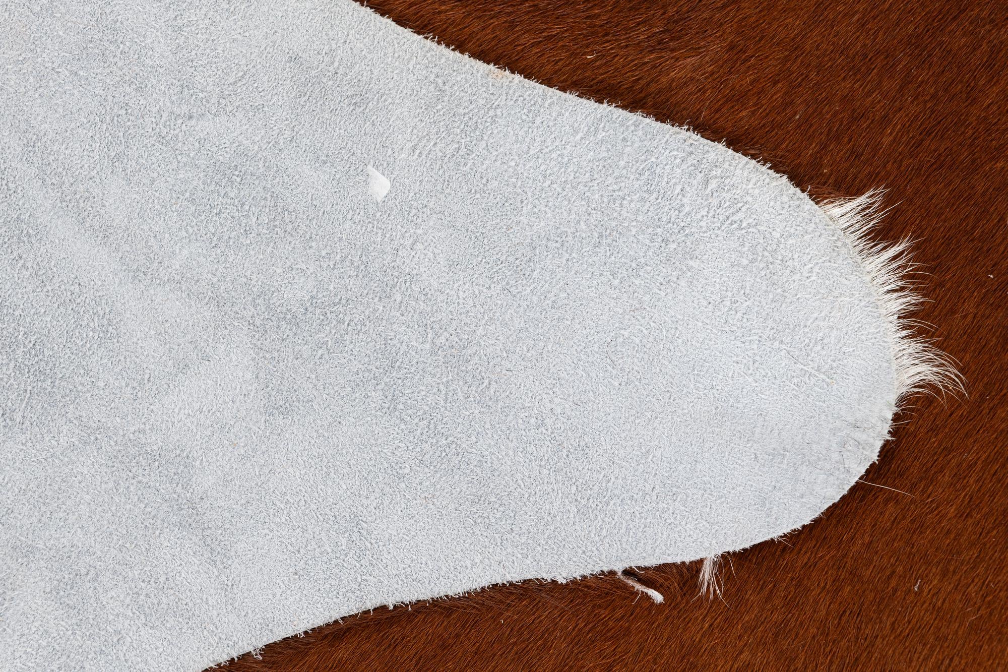 5' 1 x 5' 8 Cowhide Leather Rug