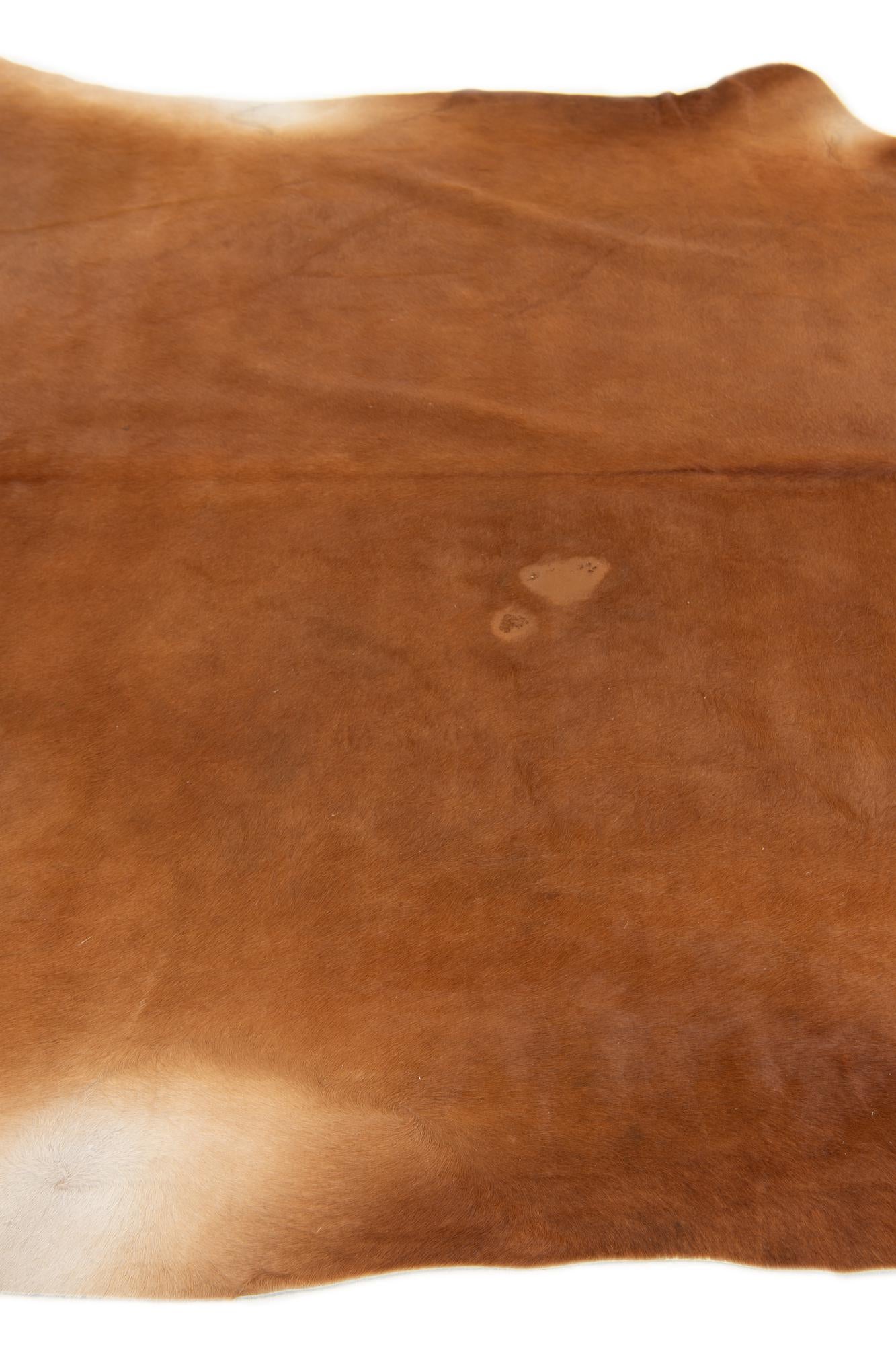 185cm x 205cm Cowhide Leather Rug