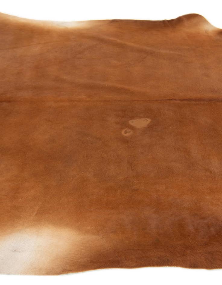 Detail image of 6' 1 x 6' 9 Cowhide Leather Rug