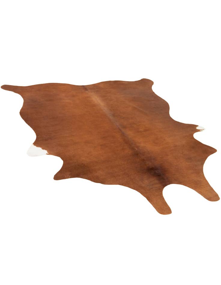 Detail image of 5' 11 x 7' Cowhide Leather Rug