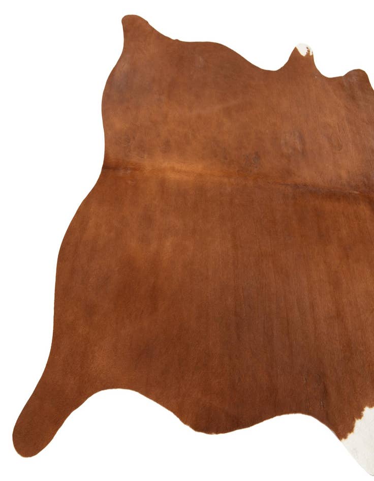 Detail image of 5' 11 x 7' Cowhide Leather Rug