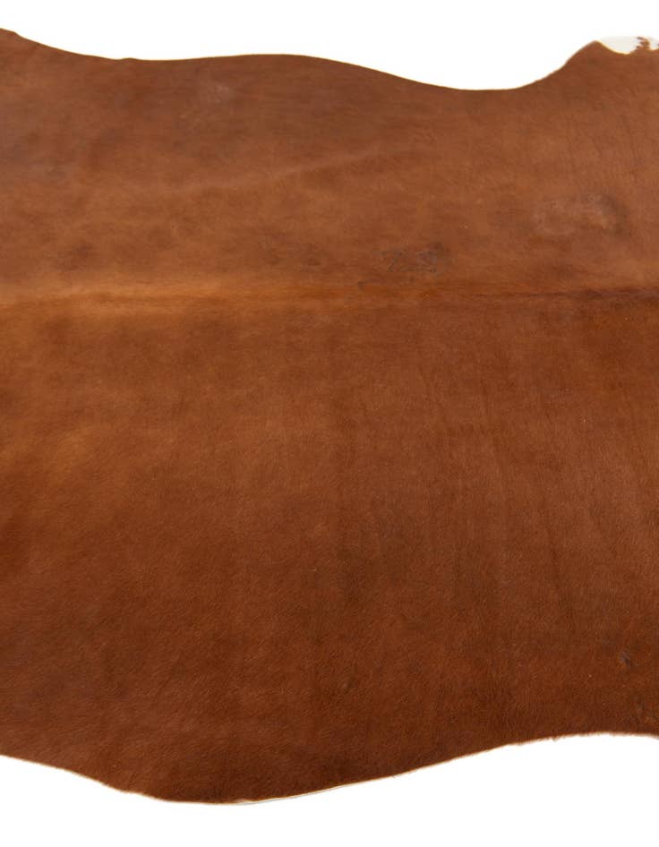 Detail image of 5' 11 x 7' Cowhide Leather Rug