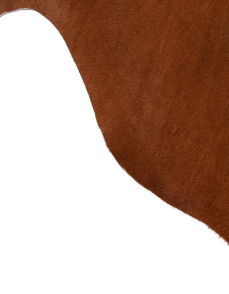 Detail image of 5' 11 x 7' Cowhide Leather Rug
