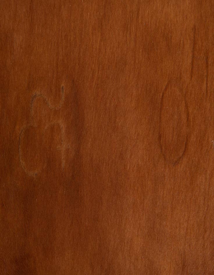 Detail image of 5' 11 x 7' Cowhide Leather Rug