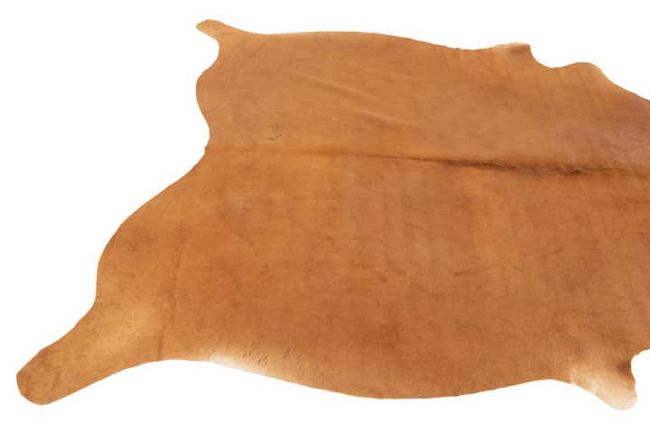 5' 5 x 6' 5 Cowhide Leather Rug