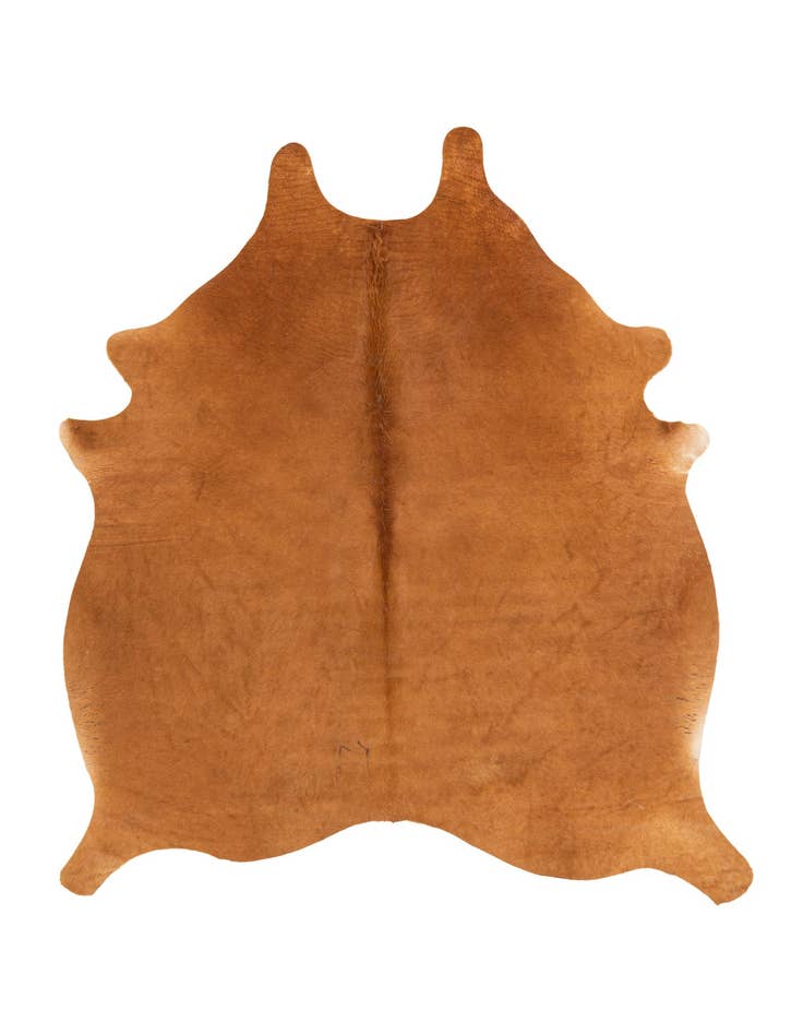 Detail image of 5' 5 x 6' 5 Cowhide Leather Rug