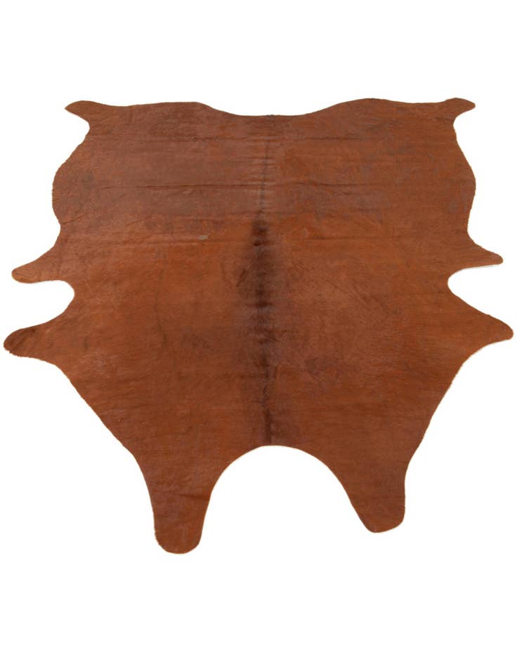 Detail image of 5' 6 x 6' 11 Cowhide Leather Rug
