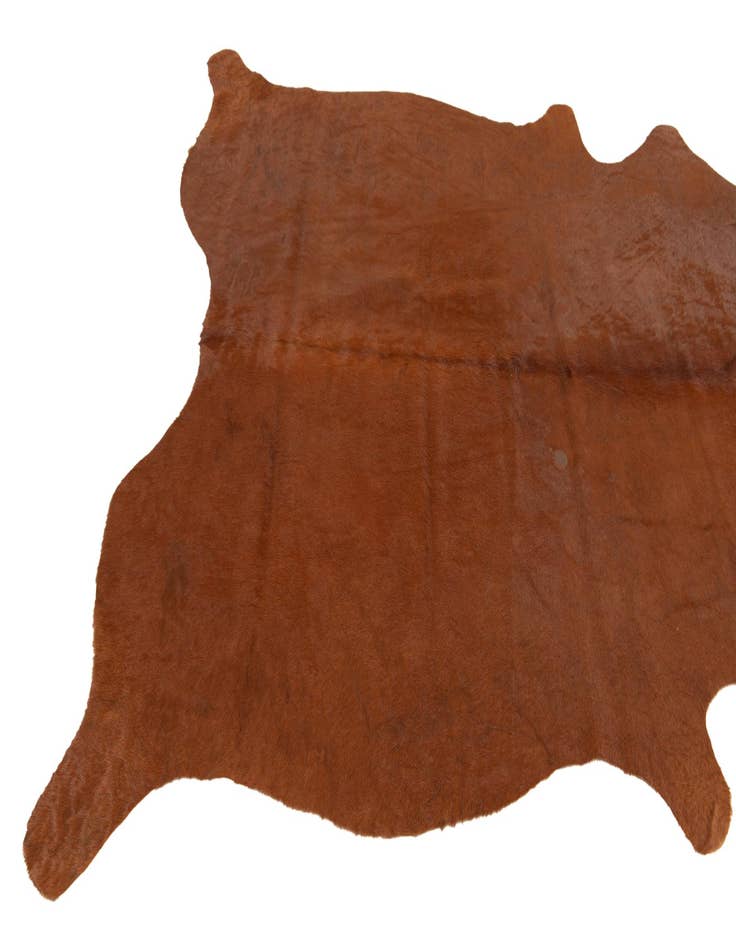 Detail image of 5' 6 x 6' 11 Cowhide Leather Rug