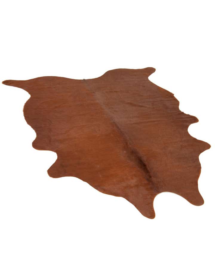 5' 1 x 5' 10 Cowhide Leather Rug
