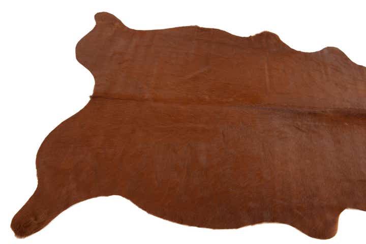 5' 1 x 5' 10 Cowhide Leather Rug