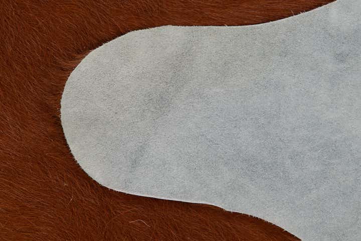5' 1 x 5' 10 Cowhide Leather Rug