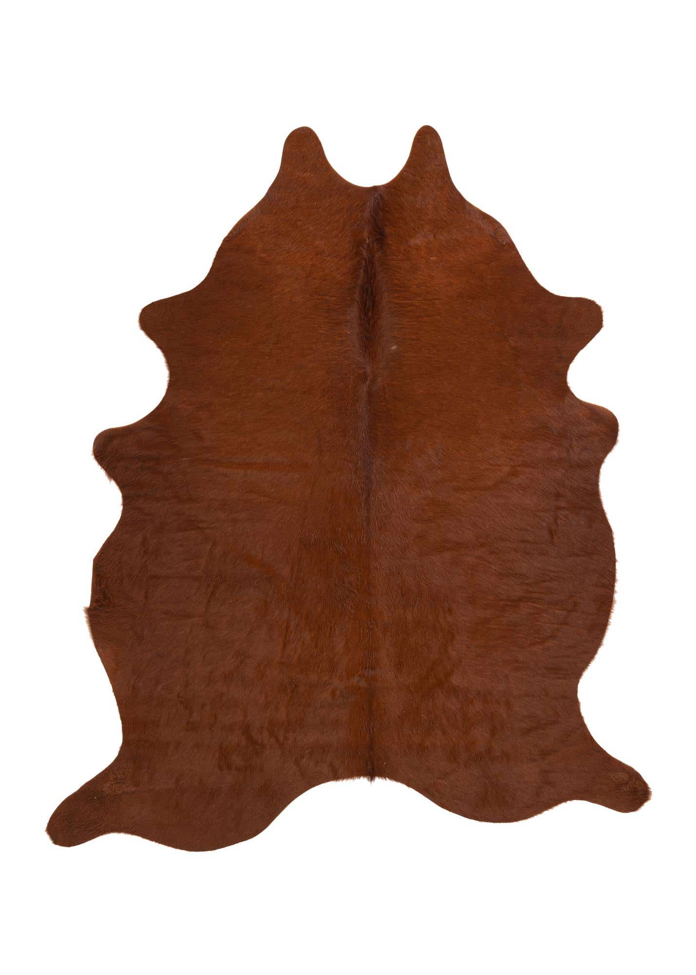 5' 1 x 5' 10 Cowhide Leather Rug