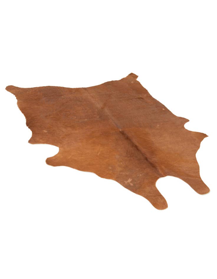 Detail image of 4' 8 x 6' 1 Cowhide Leather Rug