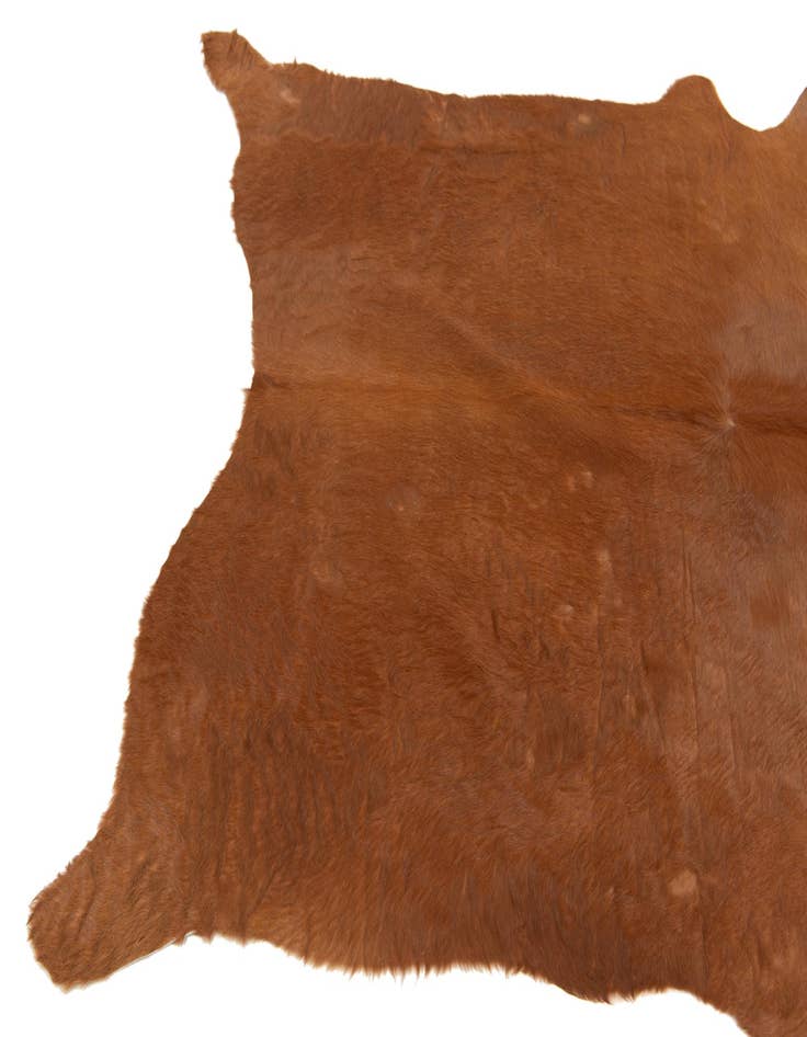 Detail image of 4' 8 x 6' 1 Cowhide Leather Rug