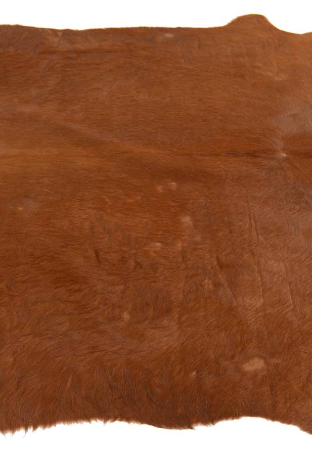 Detail image of 4' 8 x 6' 1 Cowhide Leather Rug